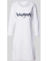 Louis & Louisa - Nachthemd mit Statement-Stitching Modell 'Traumfrau' - Lyst