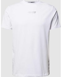 Karl Lagerfeld - T-shirt Met Labelprint - Lyst