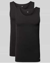 adidas - Tanktop Met Labelprint - Lyst