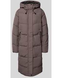 ONLY - Relaxed Fit Gewatteerde Lange Jas Met Capuchon, Model 'Maggi Life' - Lyst
