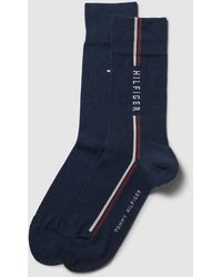 Tommy Hilfiger - Socken mit Label-Details im 2er-Pack Modell 'GLOBAL' - Lyst