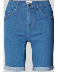 ONLY - Korte Slim Fit Jeans - Lyst