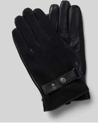 Bugatti - Handschuhe aus Viskose-Mix mit Riegel - Lyst