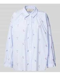 Weekend by Maxmara - Relaxed Fit Blouse Met Extra Brede Schouders - Lyst