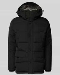 Strellson - Regular Fit Gewatteerd Jack Met Capuchon, Model 'Piazza' - Lyst