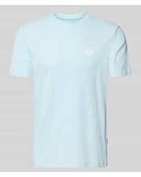 Blend - Regular Fit T-Shirt Met Structuurpatroon Model 'Kaito' - Lyst