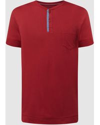 Jockey Pyjama-Oberteil mit Modal-Anteil - Rot