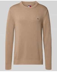 Tommy Hilfiger - Regular Fit Gebreide Pullover Van Zuiver Katoen - Lyst