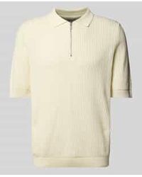 JAKE*S STUDIO MEN - Regular Fit Poloshirt Met Kabelpatroon - Lyst