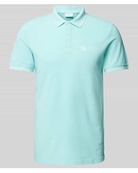 S.oliver - Regular Fit Poloshirt mit Label-Print - Lyst