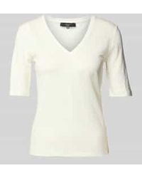 Weekend by Maxmara - T-Shirt Met V-Hals, Model 'Opzione' - Lyst