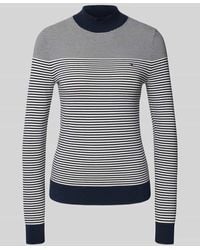 Tommy Hilfiger - Regular Fit Pullover aus Baumwoll-Mix - Lyst
