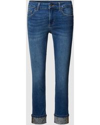 Liu Jo - Skinny Fit Jeans im 5-Pocket-Design Modell 'MONROE' - Lyst