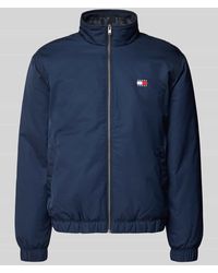 Tommy Hilfiger - Relaxed Fit Bomberjacke mit Stehkragen - Lyst
