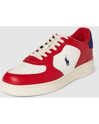 Polo Ralph Lauren - Sneaker mit Logo-Stitching Modell 'MASTERS' - Lyst