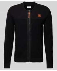 S.oliver - Regular Fit Gebreid Jack Van Puur Katoen - Lyst