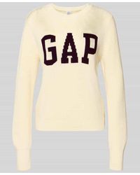 Gap - Strickpullover mit Logo und Rundhalsausschnitt - Lyst