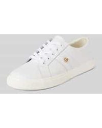 Ralph Lauren - Sneakers Van Leer Met Labelapplicatie, Model 'Janson' - Lyst