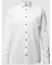 Eton - Slim Fit Business-Hemd aus Twill - Lyst
