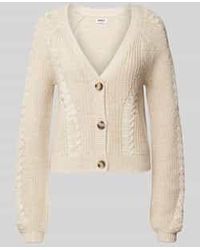 ONLY - Regular Fit Gebreid Jack Met Structuurmotief - Lyst