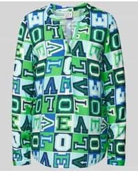 Emily Van Den Bergh - Regular Fit Blouse Met Tuniekkraag - Lyst