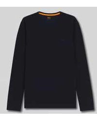 BOSS - Regular Fit Shirt Met Lange Mouwen En Wafelstructuur, Model 'Tempesto' - Lyst
