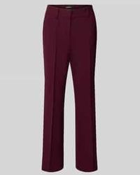 Cambio - Stoffen Broek Met Verkorte Pasvorm, Model 'Farah' - Lyst
