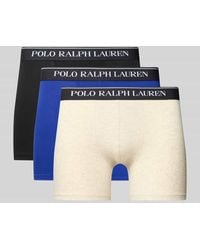 Polo Ralph Lauren - Boxershorts mit elastischem Logo-Bund im 3er-Pack - Lyst
