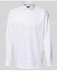 Jake*s - Regular Fit Zakelijk Overhemd Van Premium Kwaliteit - Lyst