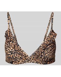 Shiwi - Bikini-Oberteil mit Animal-Print Modell 'Beau' - Lyst