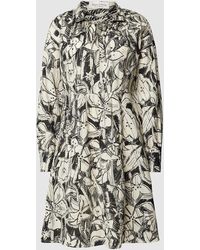 Marc O' Polo - Knielange Jurk Met All-over Print - Lyst
