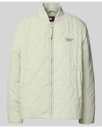 Tommy Hilfiger - Regular Fit Steppjacke mit geripptem Stehkragen - Lyst