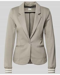 Kaffe - Blazer Mit Leistentaschen Und Viskose-Anteil Modell 'Kinnie' - Lyst