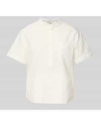 Marc O' Polo - Regular Fit Overhemdblouse Met Opstaande Kraag - Lyst