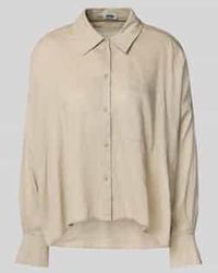 DRYKORN - Relaxed Fit Linnen Blouse Met Borstzak, Model 'Namida' - Lyst