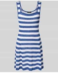 Ralph Lauren - Mini-jurk Met Vierkante Hals - Lyst