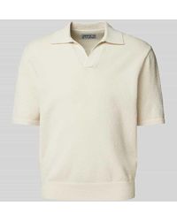 JAKE*S STUDIO MEN - Poloshirt mit Strukturmuster - Lyst