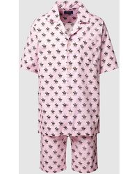 Polo Ralph Lauren - Pyjama Met All-over Logomotief - Lyst