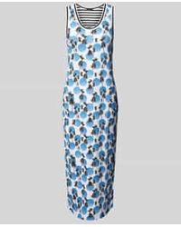 Marc Cain - Midi-jurk Met All-over Motief - Lyst