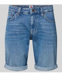 Tommy Hilfiger - Regular Fit Jeansshorts im 5-Pocket-Design Modell 'SCONTON' - Lyst