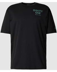 Replay - T-Shirt mit Label- und Motiv-Print - Lyst