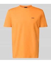 BOSS - Regular Fit T-Shirt Van Katoenmix Model 'Tee' - Lyst