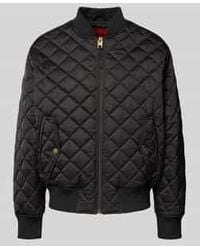 HUGO - Regular Fit Gewatteerd Jack Met Opstaande Kraag, Model 'Bicol2541' - Lyst