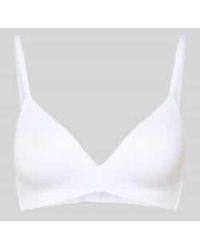 Schiesser - Soft-beha Van Microgaren Met Gewatteerde Cups - Lyst