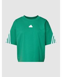 adidas Sportswear T-Shirt mit Label-Detail - Grün