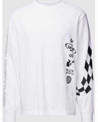 HUGO - Sweatshirt Met Motiefprint - Lyst