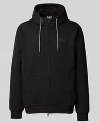 EA7 - Sweatjack Met Tweewegsritssluiting - Lyst