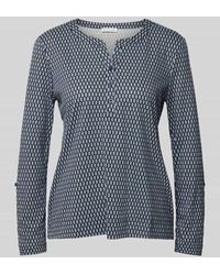 Tom Tailor - Regular Fit 3/4-Shirt Mit Allover-Muster - Lyst