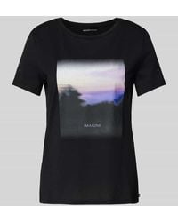 Tom Tailor - Regular Fit T-Shirt Aus Reiner Baumwolle Mit Foto-Print - Lyst