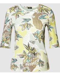 Marc Cain - Blouseshirt Met All-over Motief - Lyst